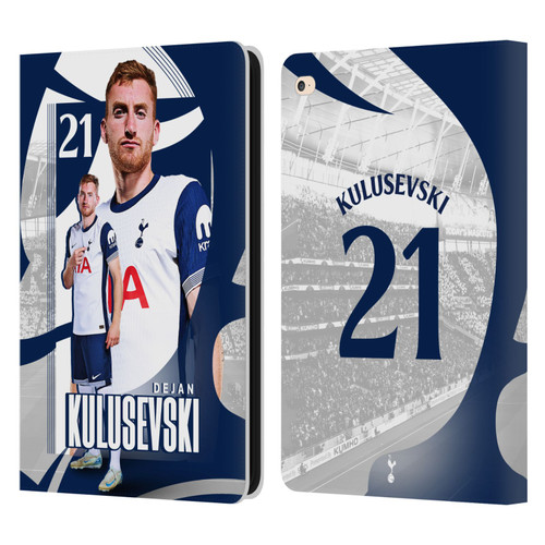 Tottenham Hotspur F.C. 2024/25 First Team Dejan Kulusevski Leather Book Wallet Case Cover For Apple iPad Air 2 (2014)