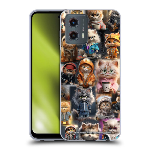 D.S. Valori Kitty And Puppy Kitty Kingdom Soft Gel Case for Motorola Moto G (2023)