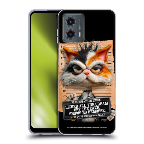 D.S. Valori Kitty And Puppy Kitty Licked The Cream Soft Gel Case for Motorola Moto G (2023)
