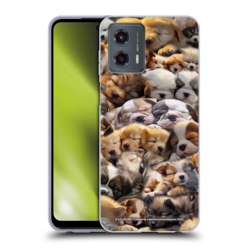 D.S. Valori Kitty And Puppy Puppy Dreams Soft Gel Case for Motorola Moto G (2023)