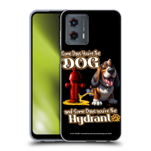 D.S. Valori Kitty And Puppy Some Days You're The Dog Soft Gel Case for Motorola Moto G (2023)