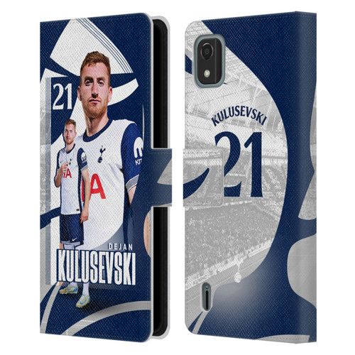 Tottenham Hotspur F.C. 2024/25 First Team Dejan Kulusevski Leather Book Wallet Case Cover For Nokia C2 2nd Edition