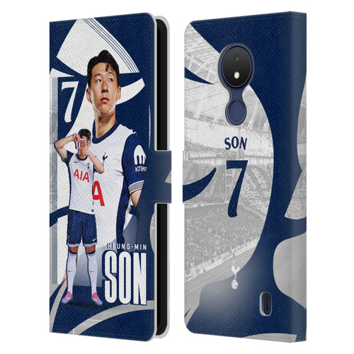 Tottenham Hotspur F.C. 2024/25 First Team Son Heung-Min Leather Book Wallet Case Cover For Nokia C21