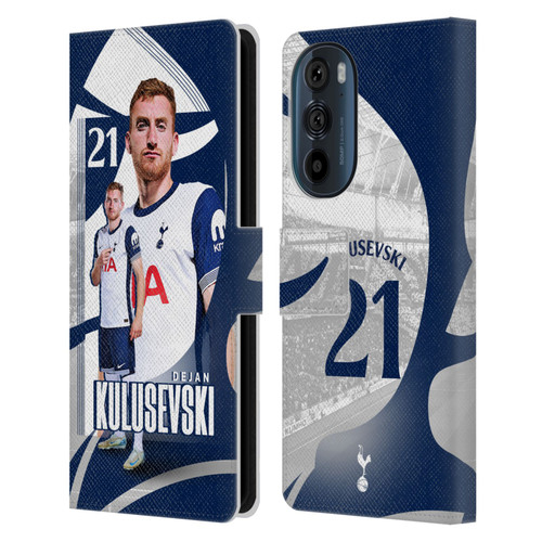 Tottenham Hotspur F.C. 2024/25 First Team Dejan Kulusevski Leather Book Wallet Case Cover For Motorola Edge 30