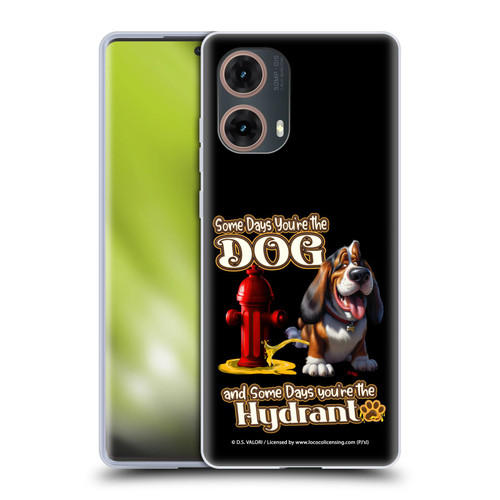 D.S. Valori Kitty And Puppy Some Days You're The Dog Soft Gel Case for Motorola Moto G85