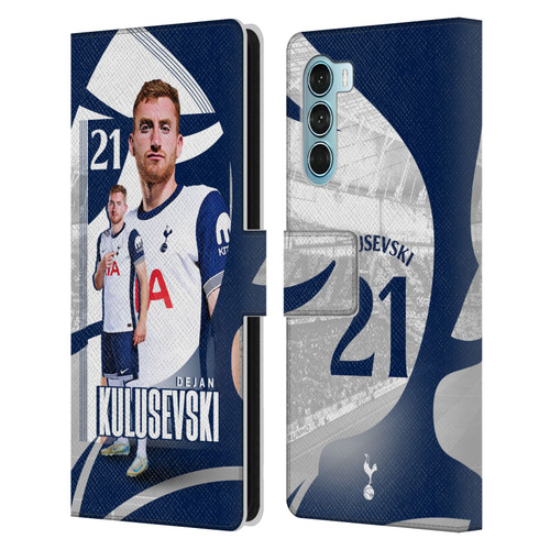 Tottenham Hotspur F.C. 2024/25 First Team Dejan Kulusevski Leather Book Wallet Case Cover For Motorola Edge S30 / Moto G200 5G