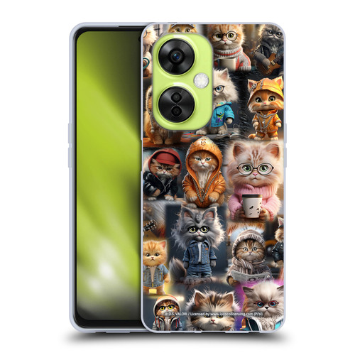 D.S. Valori Kitty And Puppy Kitty Kingdom Soft Gel Case for OnePlus Nord CE 3 Lite 5G