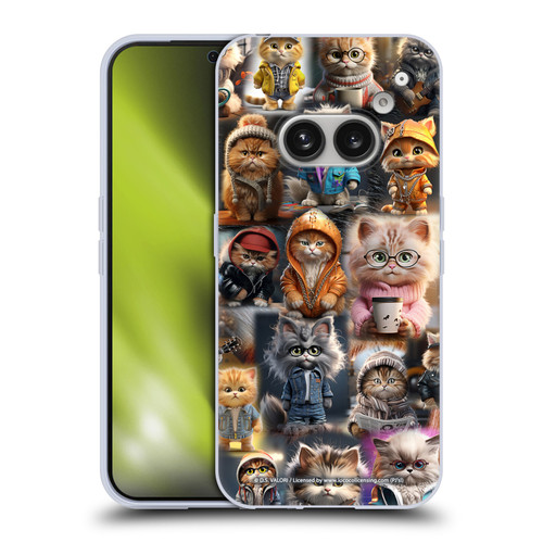 D.S. Valori Kitty And Puppy Kitty Kingdom Soft Gel Case for Nothing Phone (2a)