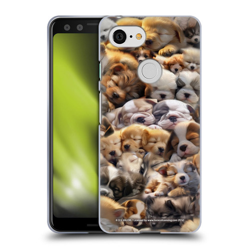D.S. Valori Kitty And Puppy Puppy Dreams Soft Gel Case for Google Pixel 3