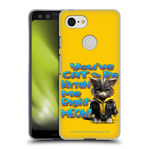 D.S. Valori Kitty And Puppy You've Cat To Be Kitten Me Soft Gel Case for Google Pixel 3