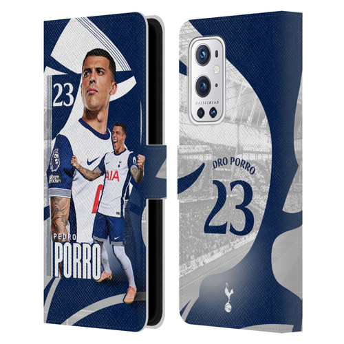 Tottenham Hotspur F.C. 2024/25 First Team Pedro Porro Leather Book Wallet Case Cover For OnePlus 9 Pro