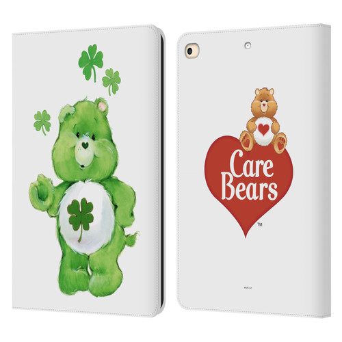 Care Bears Classic Good Luck Leather Book Wallet Case Cover For Apple iPad 9.7 2017 / iPad 9.7 2018