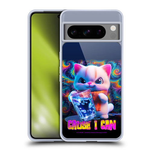 D.S. Valori Kitty And Puppy Kitty Cause I Can Soft Gel Case for Google Pixel 8 Pro