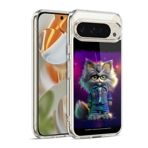 D.S. Valori Kitty And Puppy Kitty In Jeans Soft Gel Case for Google Pixel 9 / Pixel 9 Pro