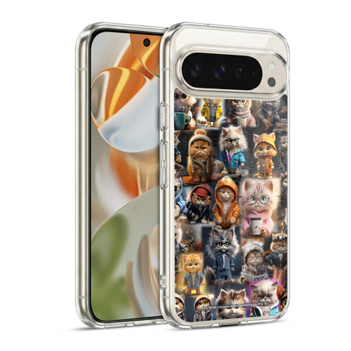 D.S. Valori Kitty And Puppy Kitty Kingdom Soft Gel Case for Google Pixel 9 / Pixel 9 Pro
