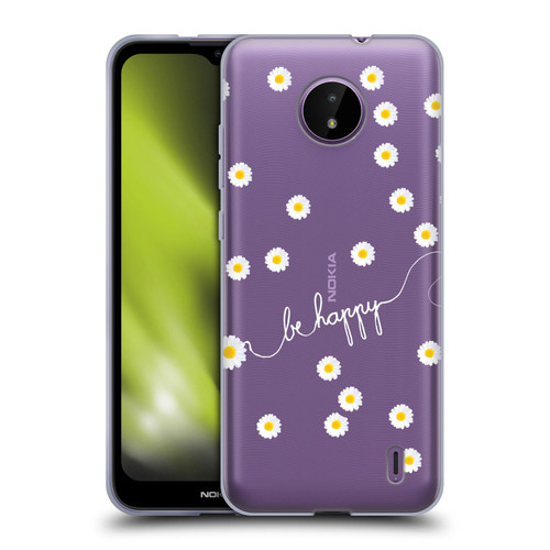 Monika Strigel Happy Daisy Clear Soft Gel Case for Nokia C10 / C20