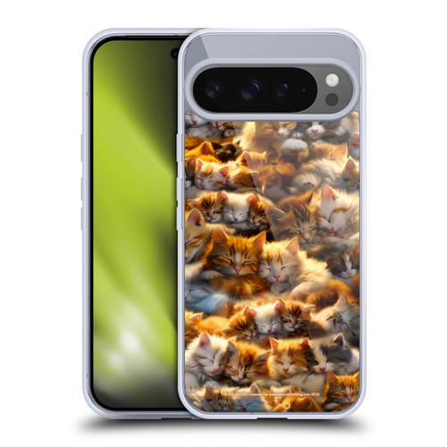 D.S. Valori Kitty And Puppy Kitty Dreams Soft Gel Case for Google Pixel 9 Pro XL