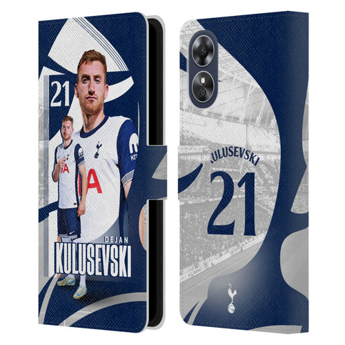 Tottenham Hotspur F.C. 2024/25 First Team Dejan Kulusevski Leather Book Wallet Case Cover For OPPO A17