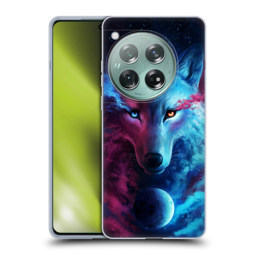 Jonas "JoJoesArt" Jödicke Wildlife Wolf Galaxy Soft Gel Case for OnePlus 12