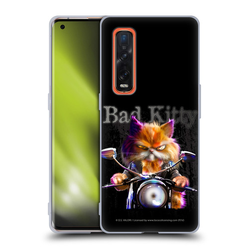 D.S. Valori Kitty And Puppy Bad Kitty Soft Gel Case for OPPO Find X2 Pro 5G