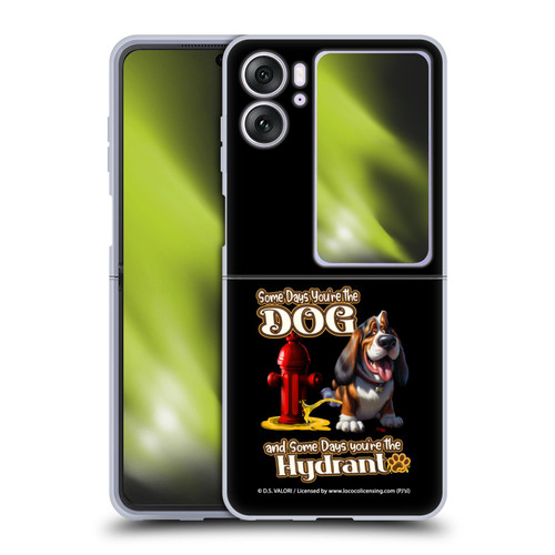 D.S. Valori Kitty And Puppy Some Days You're The Dog Soft Gel Case for OPPO Find N2 Flip