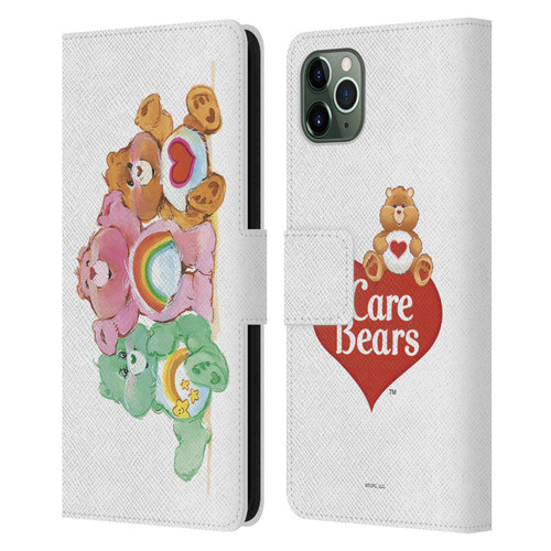 Care Bears Classic Group Leather Book Wallet Case Cover For Apple iPhone 11 Pro Max