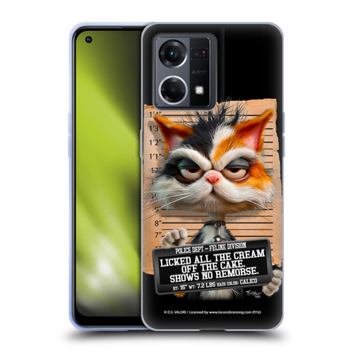 D.S. Valori Kitty And Puppy Kitty Licked The Cream Soft Gel Case for OPPO Reno8 4G