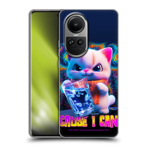 D.S. Valori Kitty And Puppy Kitty Cause I Can Soft Gel Case for OPPO Reno10 5G / Reno10 Pro 5G