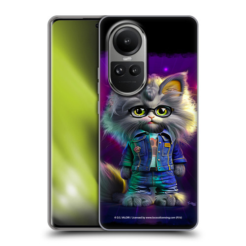 D.S. Valori Kitty And Puppy Kitty In Jeans Soft Gel Case for OPPO Reno10 5G / Reno10 Pro 5G