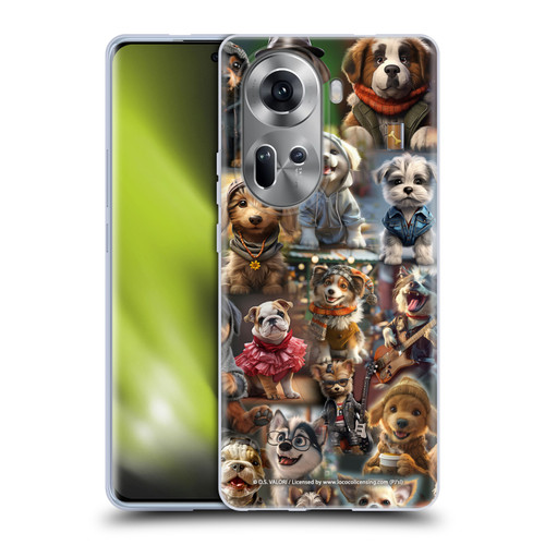 D.S. Valori Kitty And Puppy Puppy Kingdom Soft Gel Case for OPPO Reno11