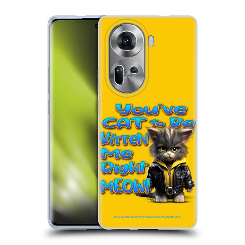 D.S. Valori Kitty And Puppy You've Cat To Be Kitten Me Soft Gel Case for OPPO Reno11