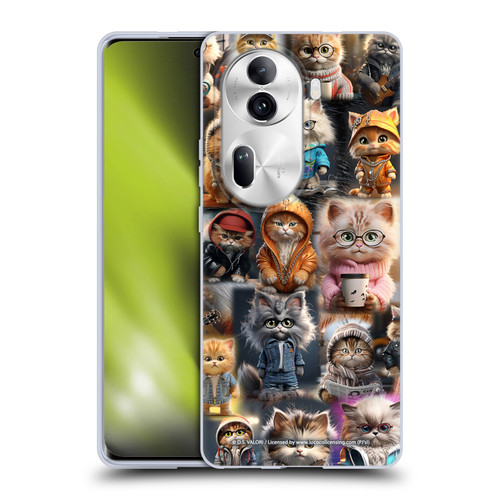 D.S. Valori Kitty And Puppy Kitty Kingdom Soft Gel Case for OPPO Reno11 Pro