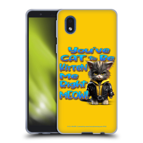 D.S. Valori Kitty And Puppy You've Cat To Be Kitten Me Soft Gel Case for Samsung Galaxy A01 Core (2020)