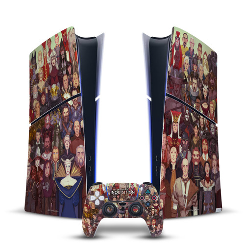 EA Bioware Dragon Age Inquisition Graphics Cast Of Thousands Vinyl Sticker Skin Decal Cover for Sony PS5 Slim Digital Edition Bundle