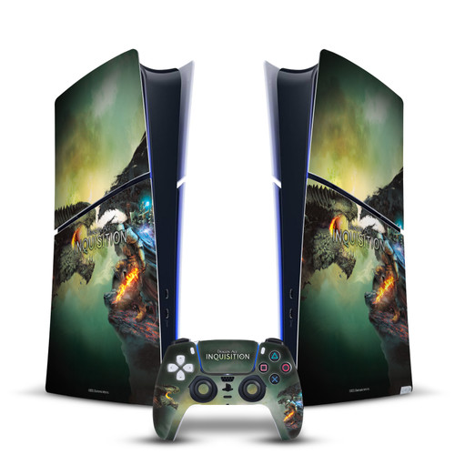 EA Bioware Dragon Age Inquisition Graphics Goty Key Art Vinyl Sticker Skin Decal Cover for Sony PS5 Slim Digital Edition Bundle