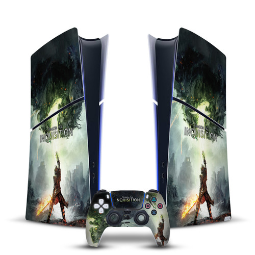 EA Bioware Dragon Age Inquisition Graphics Key Art 2014 Vinyl Sticker Skin Decal Cover for Sony PS5 Slim Digital Edition Bundle
