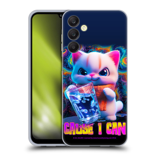 D.S. Valori Kitty And Puppy Kitty Cause I Can Soft Gel Case for Samsung Galaxy A25 5G D.S. Valori Kitty And Puppy Kitty Cause I Can Soft Gel Case for Samsung Galaxy A25 5G