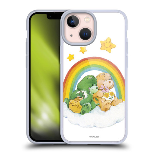 Care Bears Classic Rainbow 2 Soft Gel Case for Apple iPhone 13 Mini
