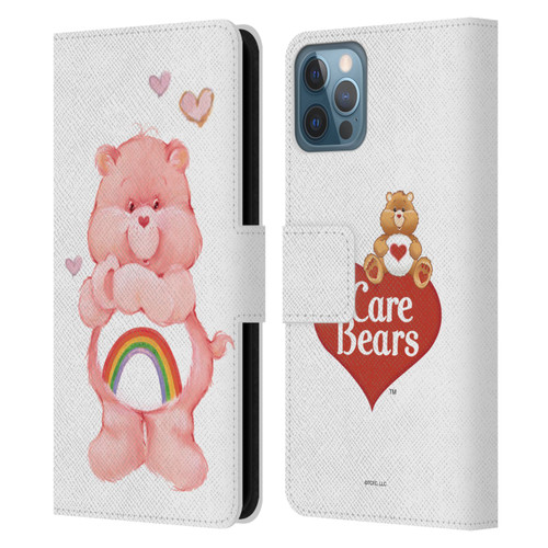 Care Bears Classic Cheer Leather Book Wallet Case Cover For Apple iPhone 12 / iPhone 12 Pro