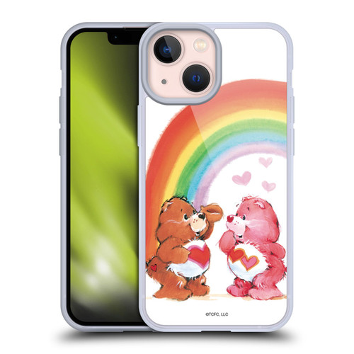 Care Bears Classic Rainbow Soft Gel Case for Apple iPhone 13 Mini