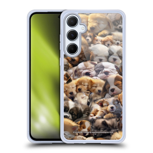 D.S. Valori Kitty And Puppy Puppy Dreams Soft Gel Case for Samsung Galaxy A55 5G