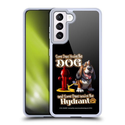 D.S. Valori Kitty And Puppy Some Days You're The Dog Soft Gel Case for Samsung Galaxy S21 5G