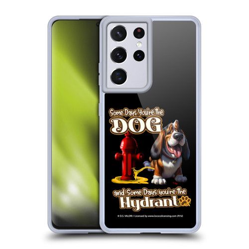 D.S. Valori Kitty And Puppy Some Days You're The Dog Soft Gel Case for Samsung Galaxy S21 Ultra 5G