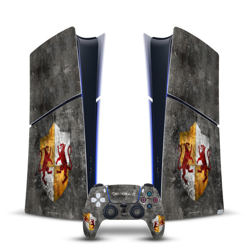 EA Bioware Dragon Age Heraldry Ferelden Distressed Vinyl Sticker Skin Decal Cover for Sony PS5 Slim Digital Edition Bundle