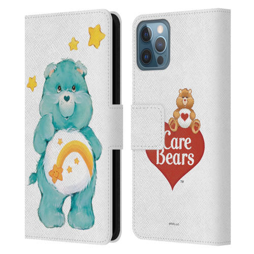 Care Bears Classic Wish Leather Book Wallet Case Cover For Apple iPhone 12 / iPhone 12 Pro