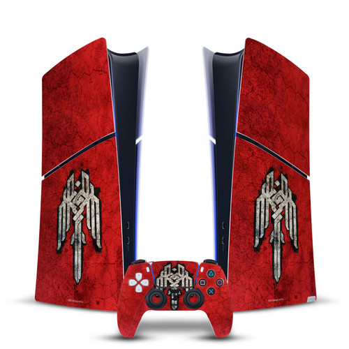 EA Bioware Dragon Age Heraldry Kirkwall Symbol Vinyl Sticker Skin Decal Cover for Sony PS5 Slim Digital Edition Bundle