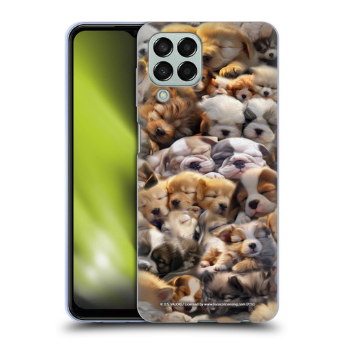 D.S. Valori Kitty And Puppy Puppy Dreams Soft Gel Case for Samsung Galaxy M33 (2022)