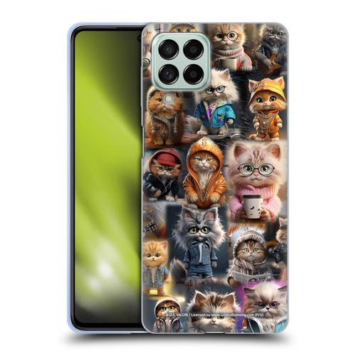 D.S. Valori Kitty And Puppy Kitty Kingdom Soft Gel Case for Samsung Galaxy M53 (2022)