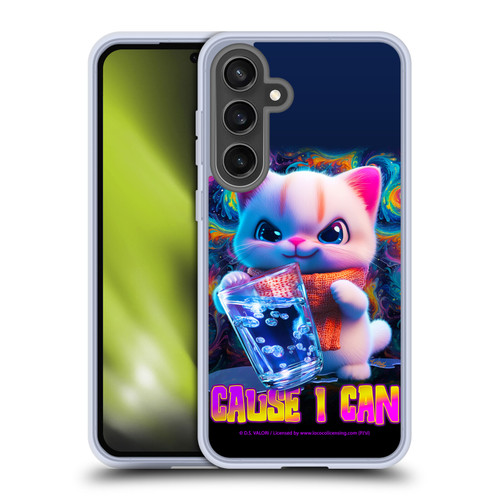 D.S. Valori Kitty And Puppy Kitty Cause I Can Soft Gel Case for Samsung Galaxy S24 FE