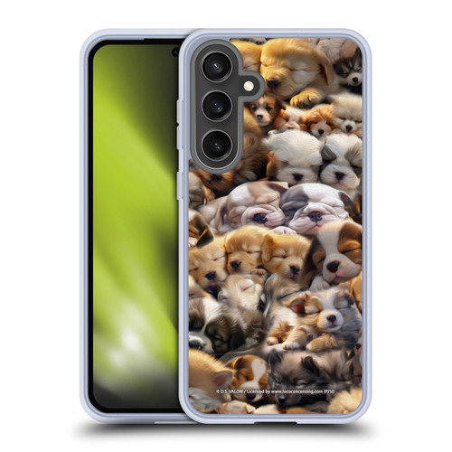 D.S. Valori Kitty And Puppy Puppy Dreams Soft Gel Case for Samsung Galaxy S24 FE